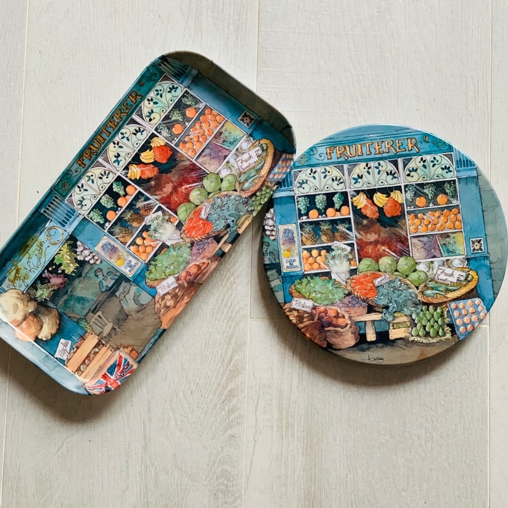 DESIGN IMPORTS TRAY & HOT PLATE PROTECTER SET